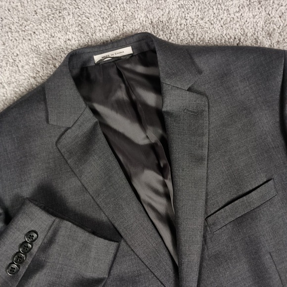 Joseph Abboud Other - Joseph Abboud 43R Wool 2 Button Heathered Grey Mens Blazer